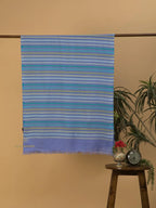 Elegant Stole Wool Blend with Dobby Pattern in Multi