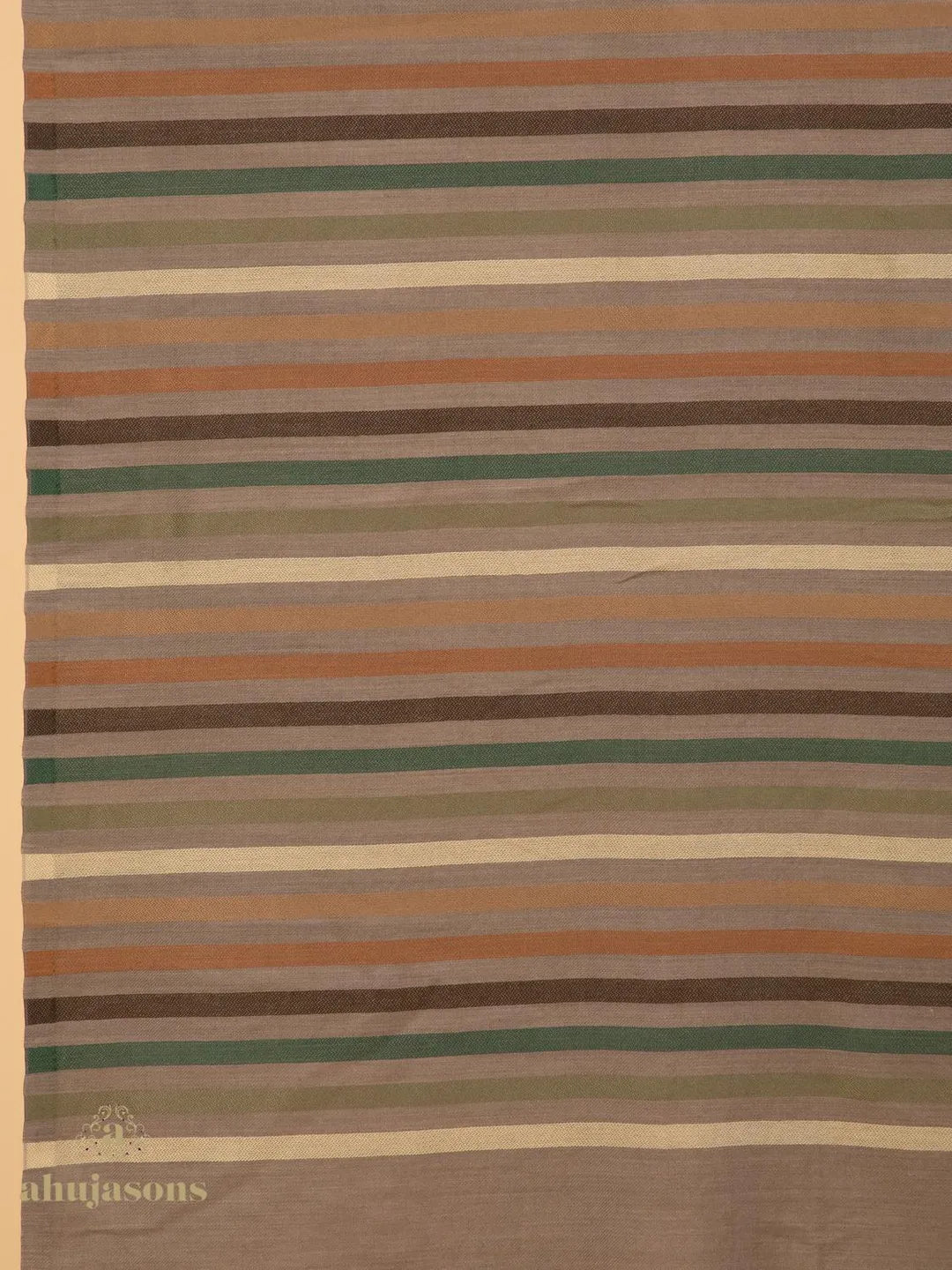 Chic Stole Wool Blend with Dobby Pattern in Multi