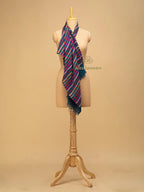 Elegant Stole Wool Blend with Dobby Pattern in Multi