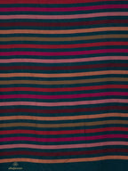 Elegant Stole Wool Blend with Dobby Pattern in Multi