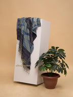 Elegant Stole Wool Blend with Jacquard Pattern in Multi