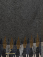 Chic Stole Wool Blend with Jacquard Pattern in Multi