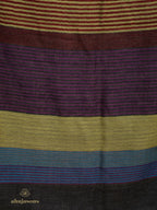 Chic Stole Wool Blend with Dobby Pattern in Multi