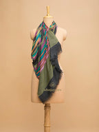 Elegant Stole with Dobby Pattern in Multi