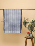 Elegant Stole Wool Blend with Dobby Pattern in Multi