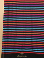 Chic Stole Wool Blend with Dobby Pattern in Multi