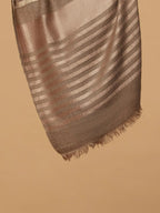 Chic Stole Wool Blend with Dobby Pattern in Multi