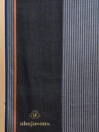 Elegant Stole with Dobby Pattern in Grey