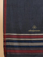 Chic Stole with Dobby Pattern in Grey