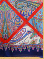 Chic Stole Silken Texture with Printed Pattern in Multi