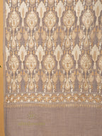 Chic Stole Wool Blend with Kalamkari Embroidery Pattern in Multi