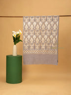 Chic Stole Wool Blend with Kalamkari Embroidery Pattern in Multi