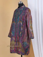 Contemporary Jacket with Kaani Pattern in Multi