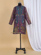 Contemporary Jacket with Kaani Pattern in Multi
