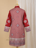 Contemporary Jacket with Kani Design Pattern in Multi
