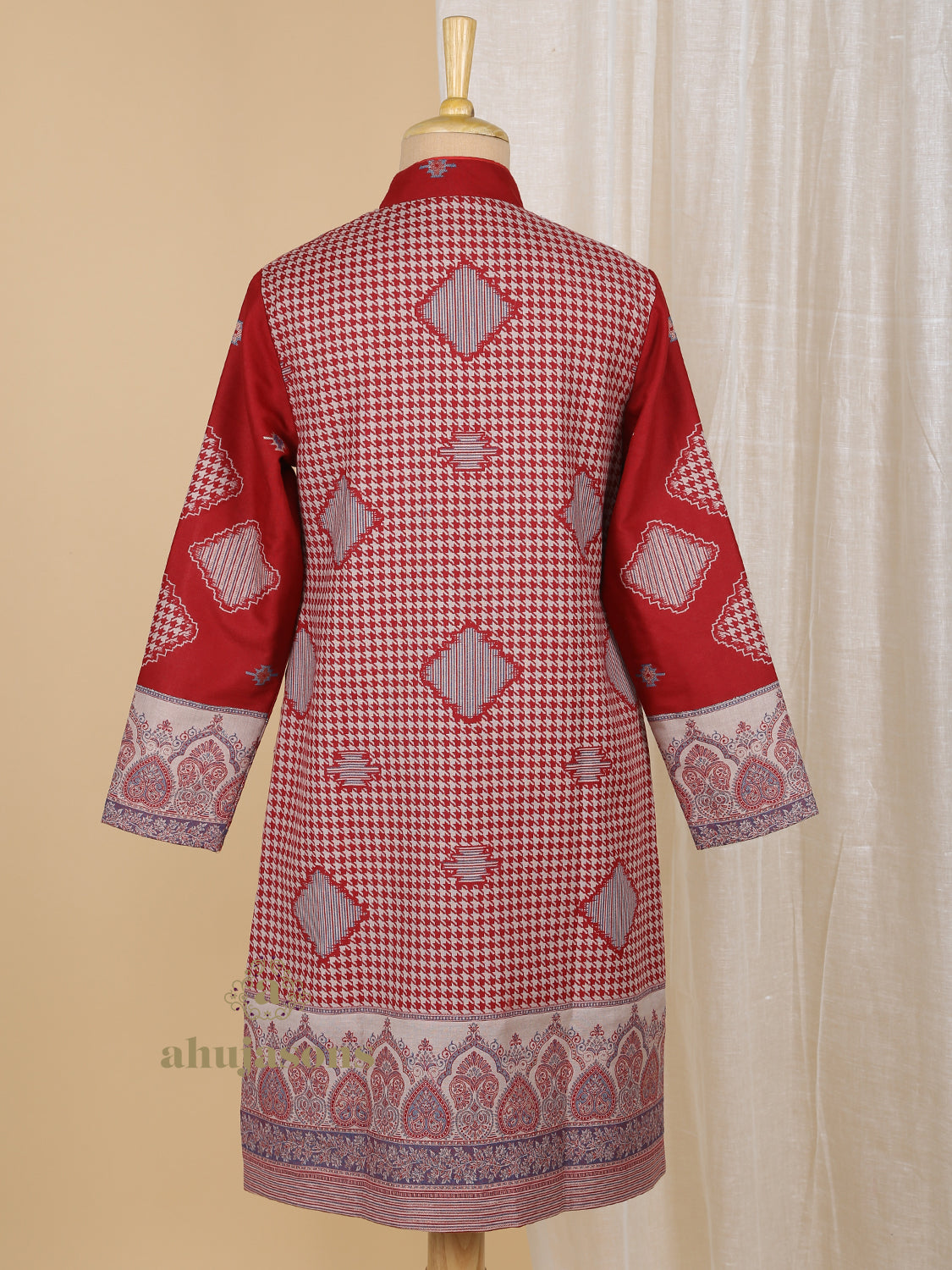 Contemporary Jacket with Kani Design Pattern in Multi