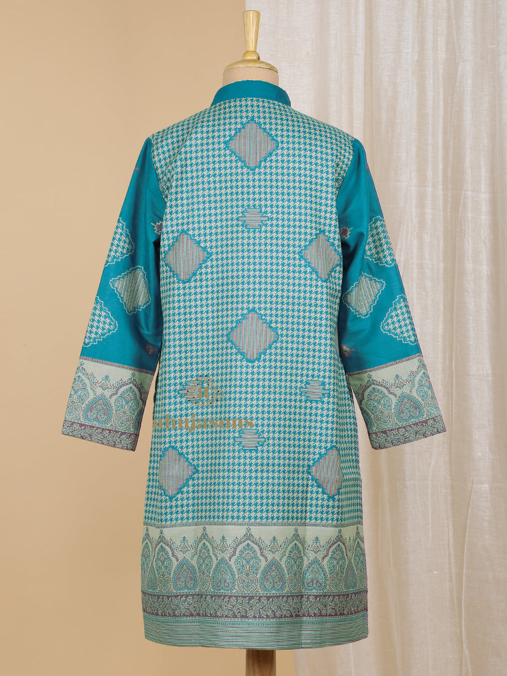 Contemporary Jacket with Kani Design Pattern in Multi