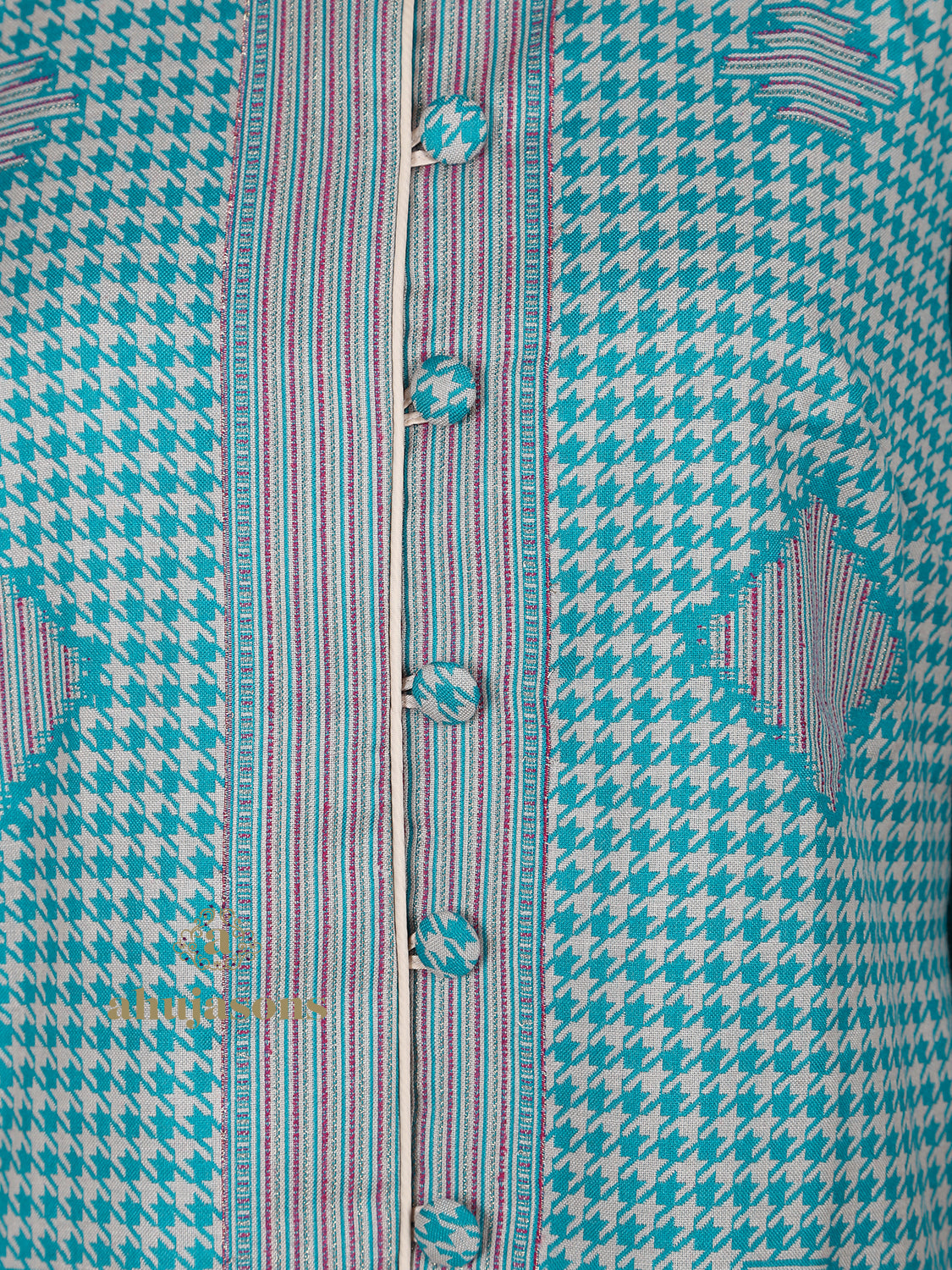 Contemporary Jacket with Kani Design Pattern in Multi