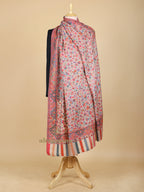 Elegant Shawl Wool Blend with Kaani Pattern in Beige