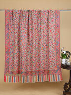 Elegant Shawl Wool Blend with Kaani Pattern in Beige