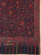 Classic Shawl Wool Blend with Kaani Pattern in Multi