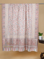 Classic Shawl Wool Blend with Kaani Pattern in Ivory