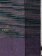 Dusty Purple Handloom Pure Pashmina Shawl — Ekat in elegant finish