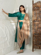 Beige Handloom Pure Pashmina Shawl — Jama in elegant finish