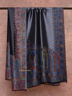 Blue-Toned Heritage Woollen Shawl in Lux Finish