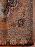 Brown-Toned Heritage Woollen Shawl in Lux Finish