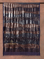 Blue-Toned Heritage Woollen Stole in Lux Finish