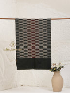 Black Handloom Pure Pashmina Stole showcasing elegant Ekat Stole