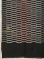 Black Handloom Pure Pashmina Stole showcasing elegant Ekat Stole