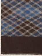 Brown Handloom Pure Pashmina Stole — Ekat Stole in delicate finish