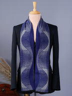 Blue Oval Stripe Muffler