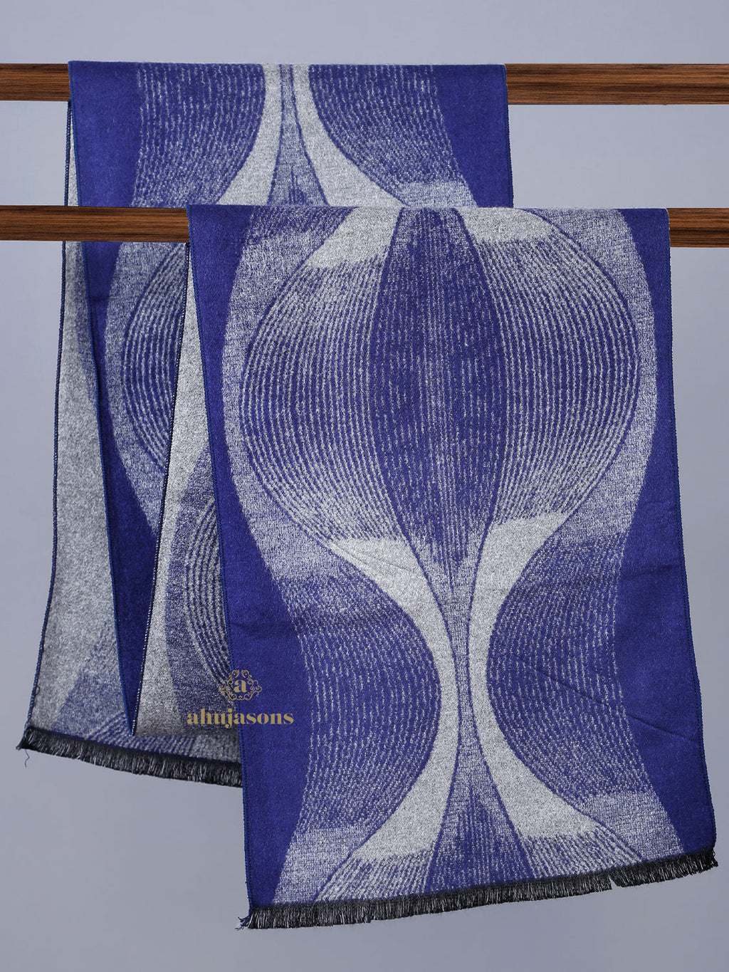 Blue Oval Stripe Muffler