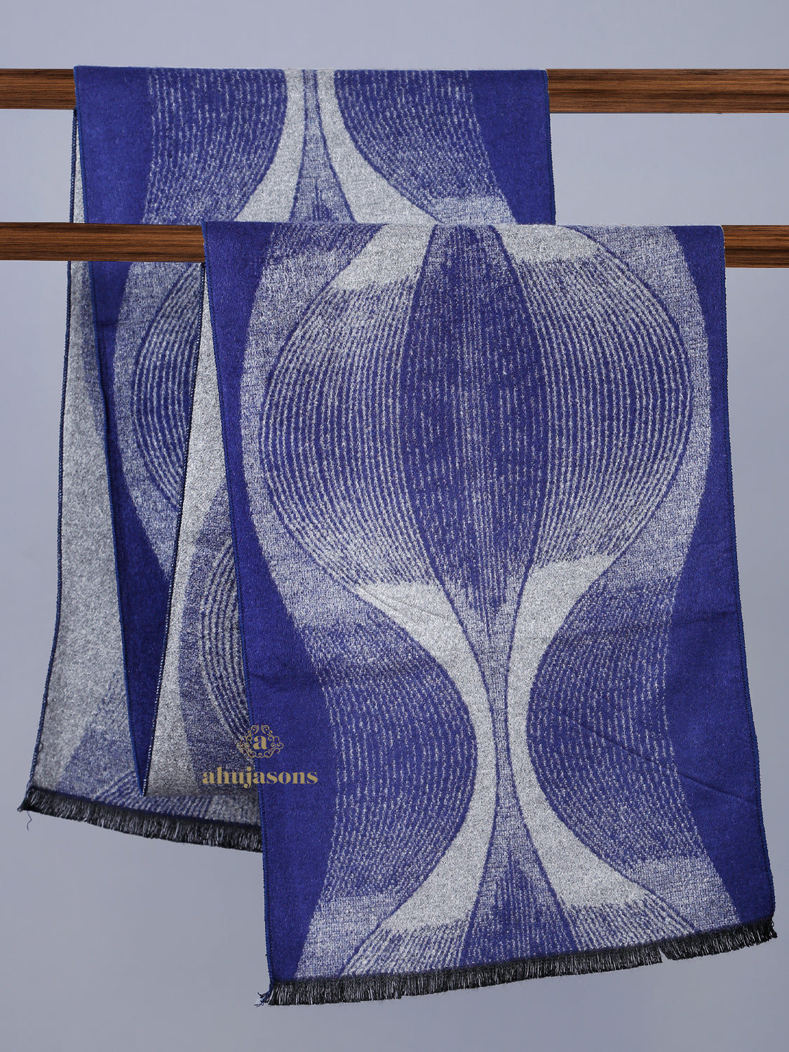 Blue Oval Stripe Muffler