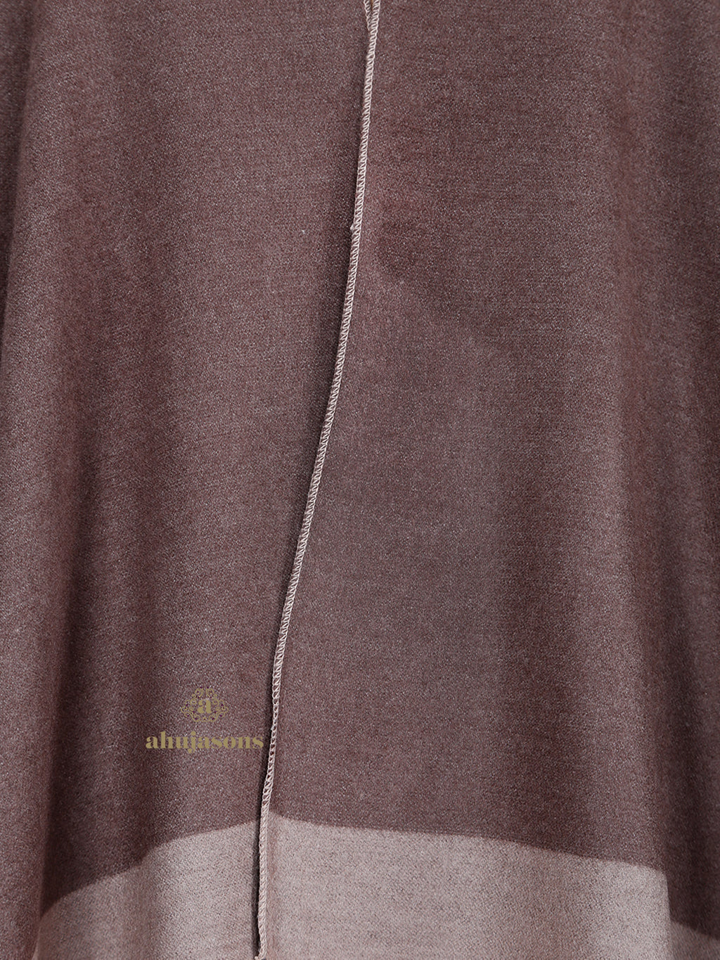 Brown Solid Women Poncho