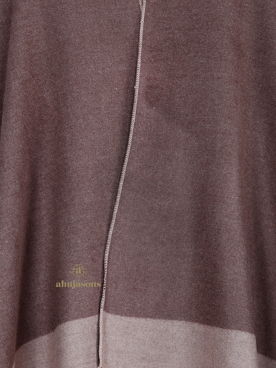 Brown Solid Women Poncho