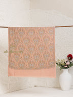 Brown Woollen Shawl — Full Jama Embroidery Woollen in delicate finish