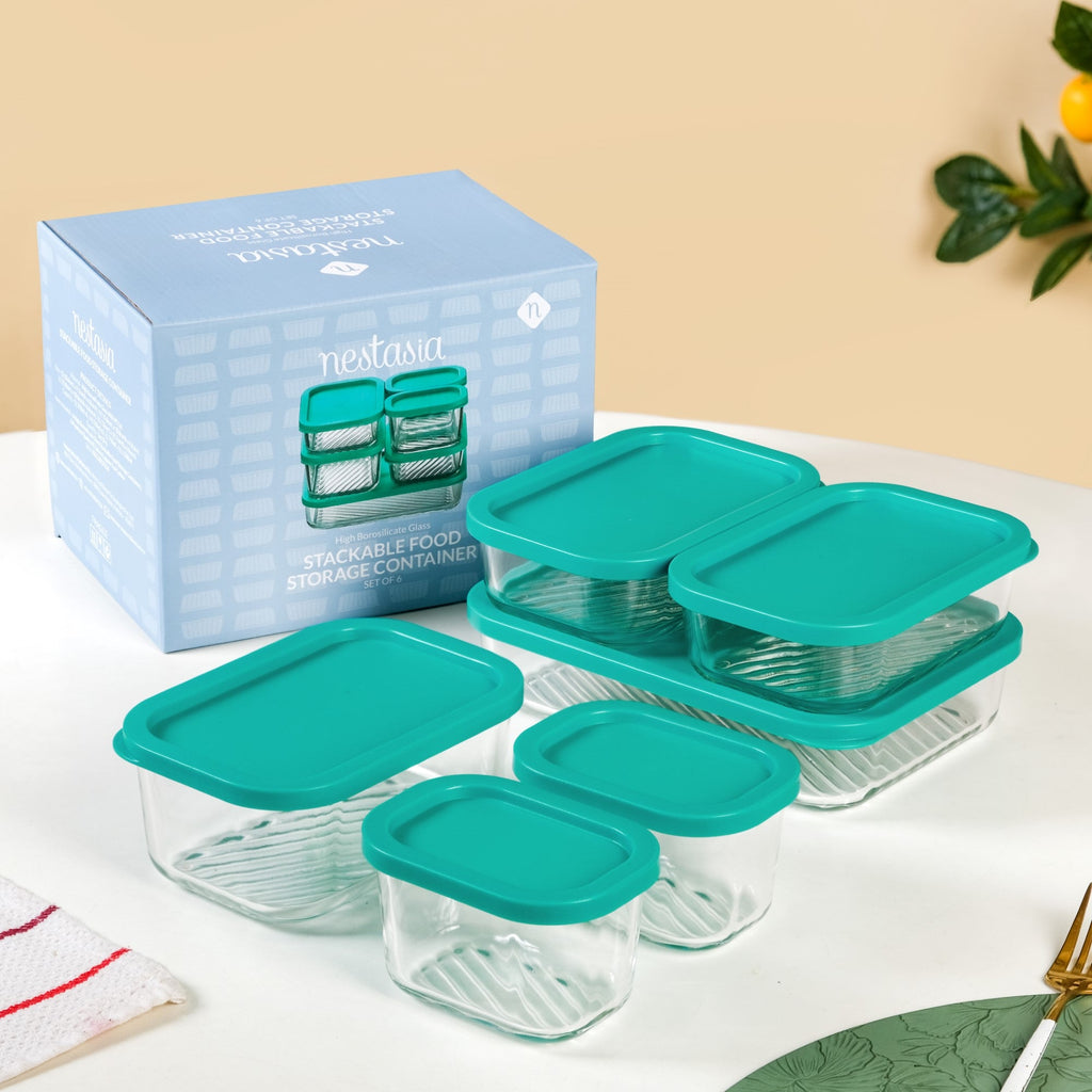 Groovo Airtight Containers For Food Storage Set Of 6