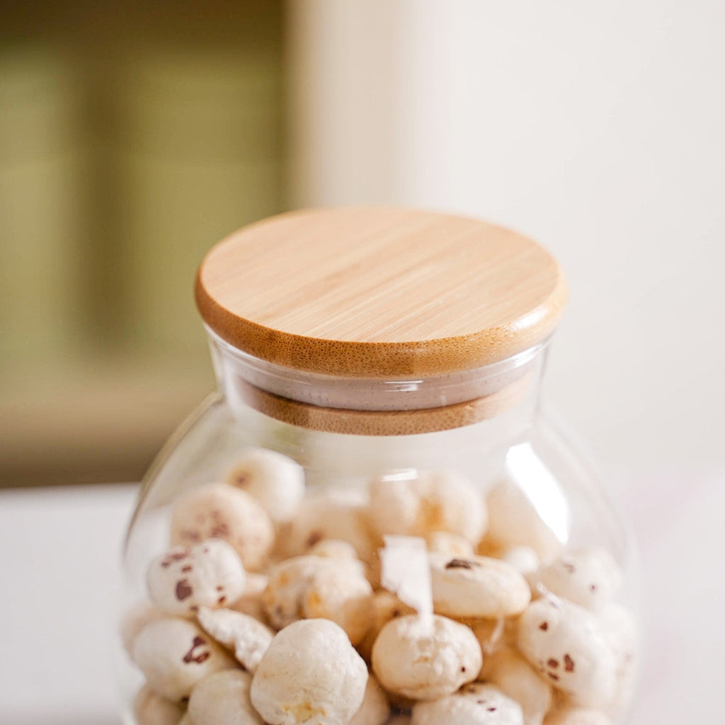 Round Airtight Glass Container Set Of 2 350ml