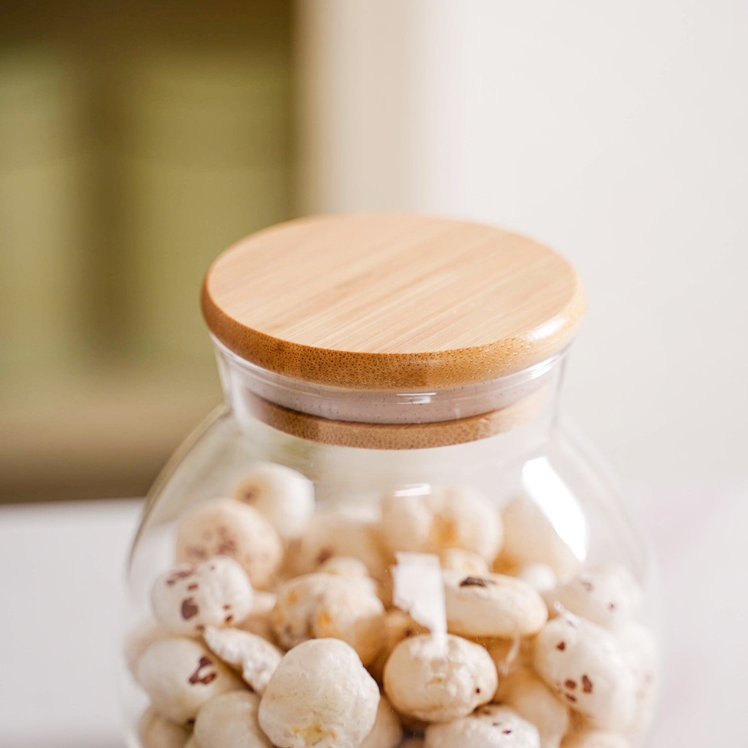 Round Airtight Glass Container Set Of 2 350ml