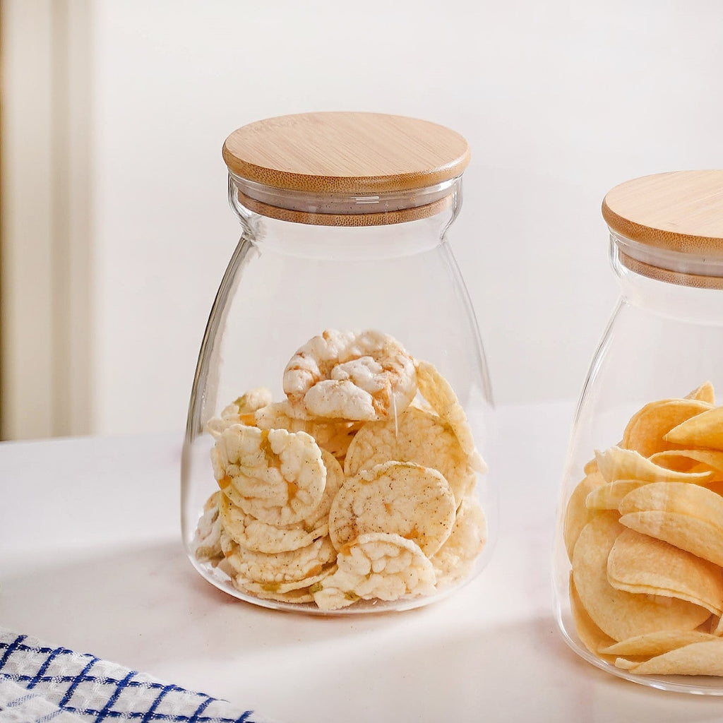 Airtight Jar Set Of 2 For Dry Fruit Big 1100ml