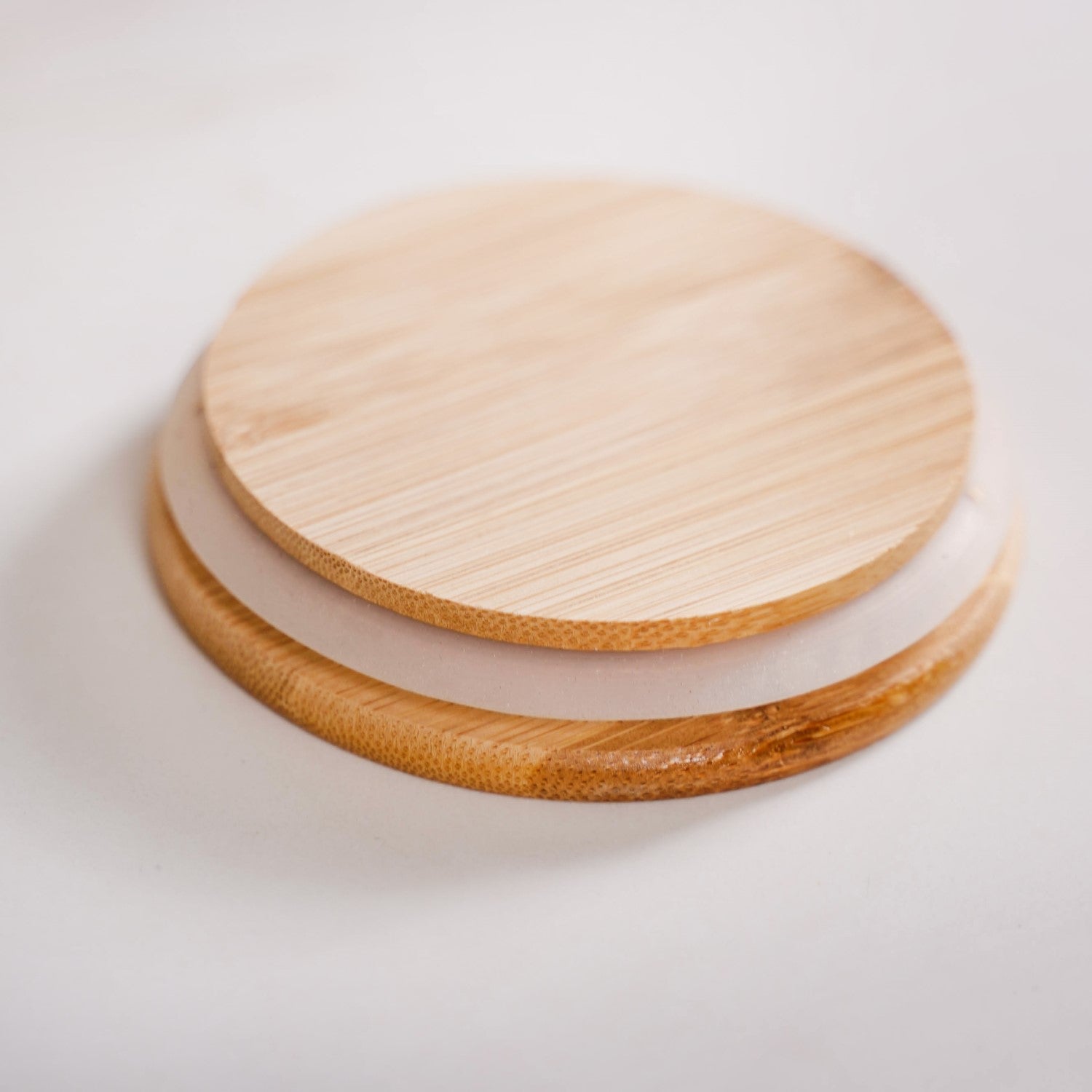 Round Shape Airtight Glass Jar Set Of 2 Large 1200ml