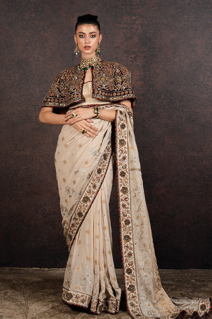 Almond Saree Set | MURAQQA