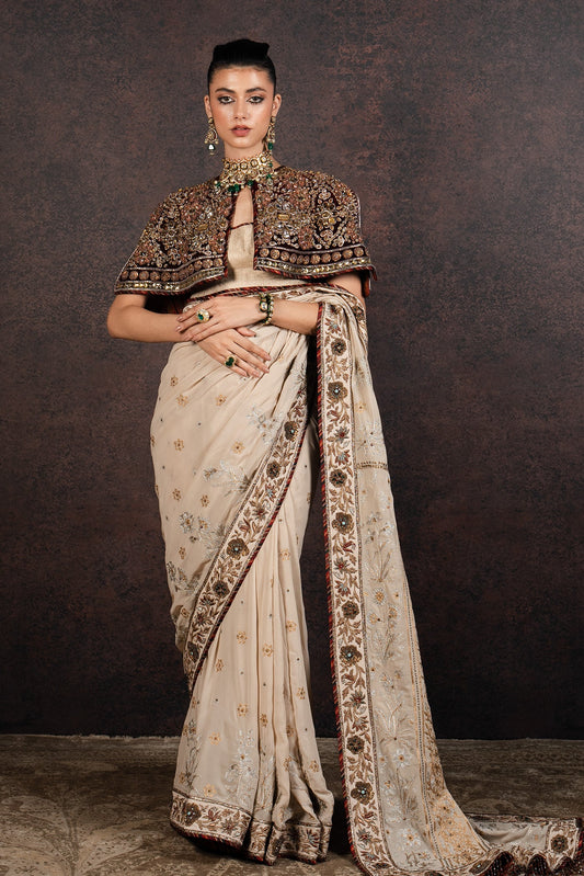 Almond Saree Set | MURAQQA