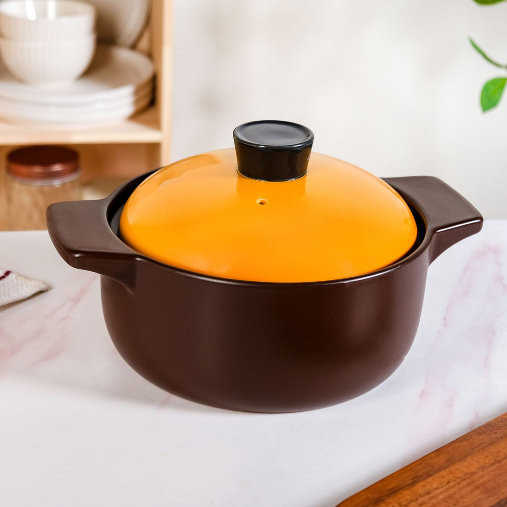 Clementine Ceramic Cooking Pot 4000ml