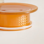 Amber Glass Jug And Tumbler Set