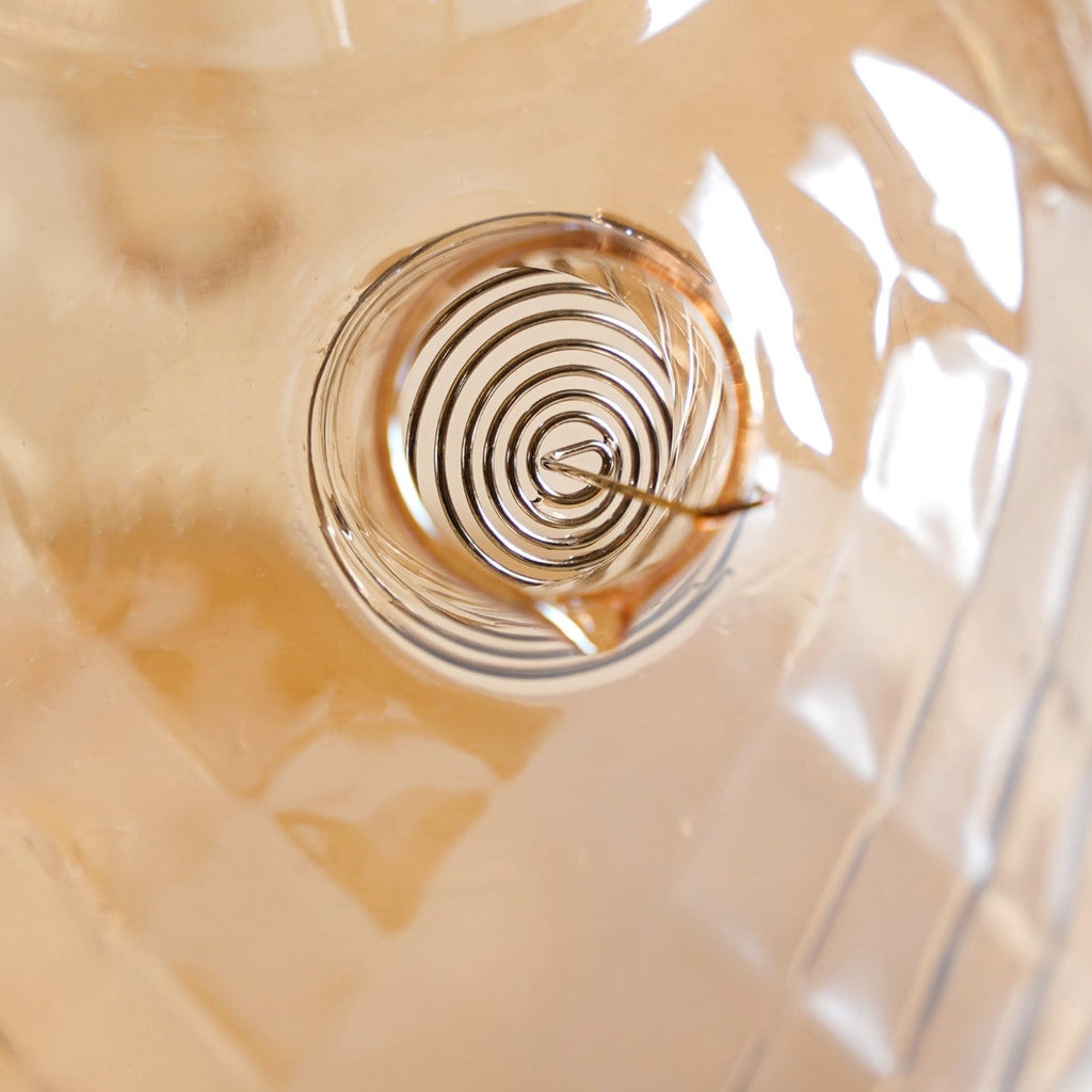 Amber Luxe Diamond Borosilicate Glass Jug 900ml